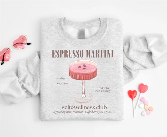 Pink Espresso Martini Crewneck