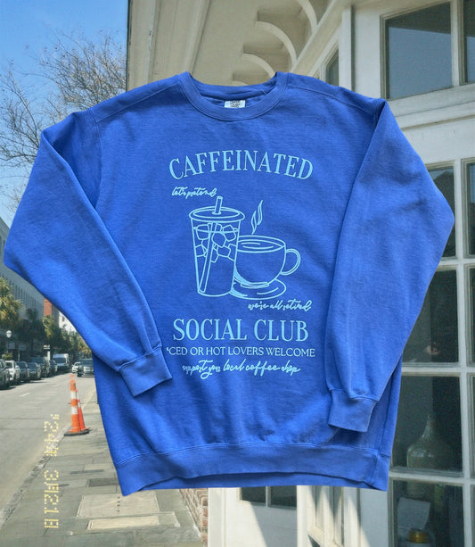 Spring Caffeinated Club crewneck